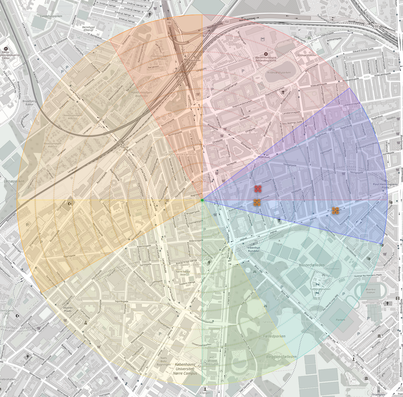 Sentry Technologies coverage map